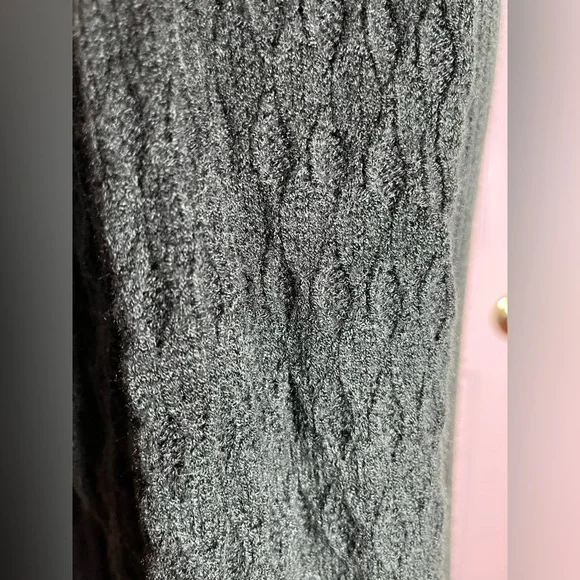 Lane Bryant Cozy Forest Green Cable Knit Sweater - Picture 10 of 14